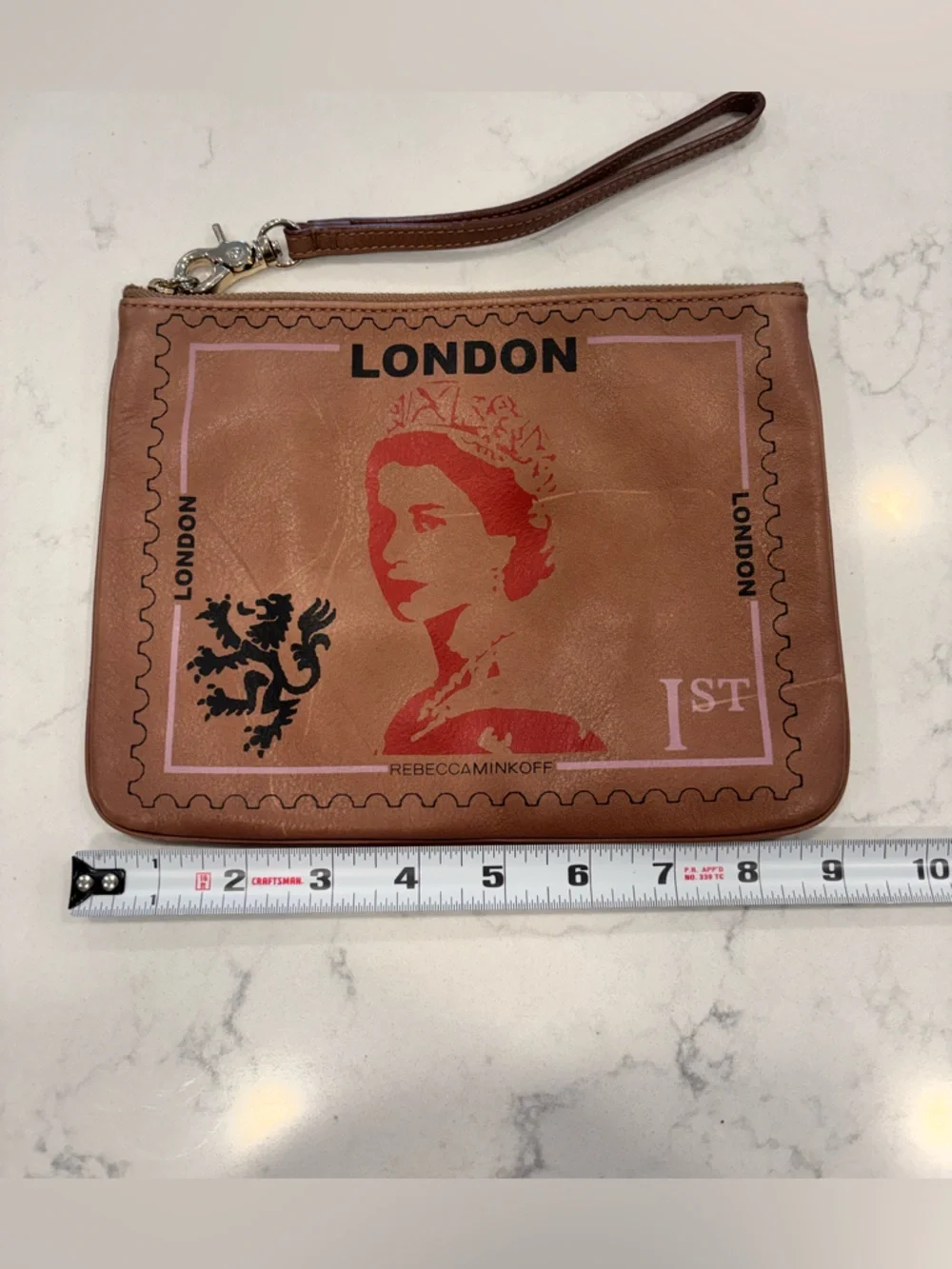 Rebecca Minkoff London Leather Clutch Wristlet